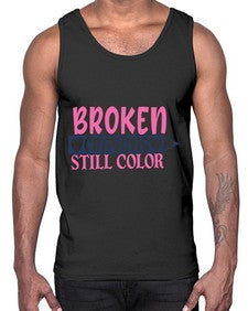 broken crayons still color Style 134#- motivation- Cotton Tank