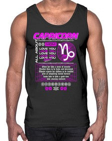 capricorn 208#- capricorn- Cotton Tank