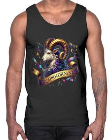 capricorn 209#- capricorn- Cotton Tank