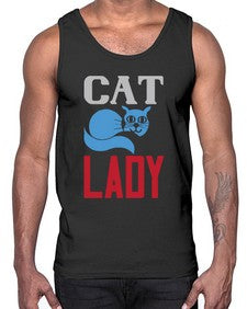 cat lady Style 31#- cats- Cotton Tank
