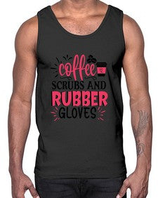 coffee scrubs and rubber gloves Style Style 667#- nurse- Cotton Tank