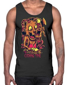 cooking time 341#- art pop art- Cotton Tank