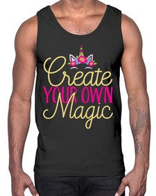 create your own magic 82#- unicorn- Cotton Tank