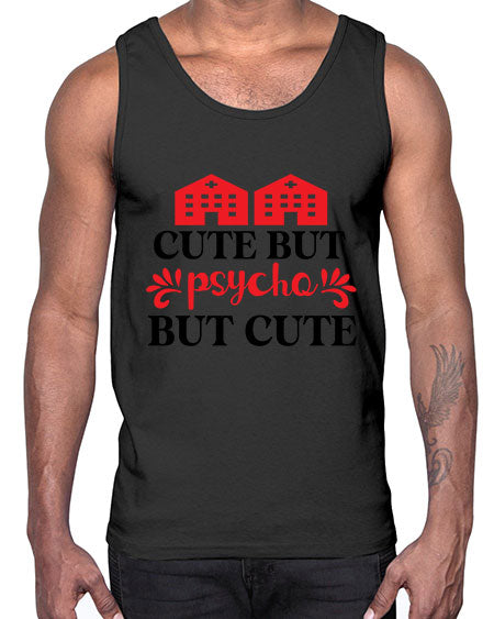 cute but psycho but cute 277#- general science- Cotton Tank