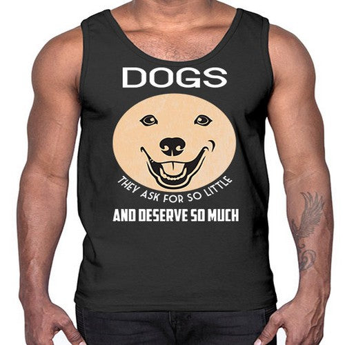 dog 115#- dogs- Cotton Tank