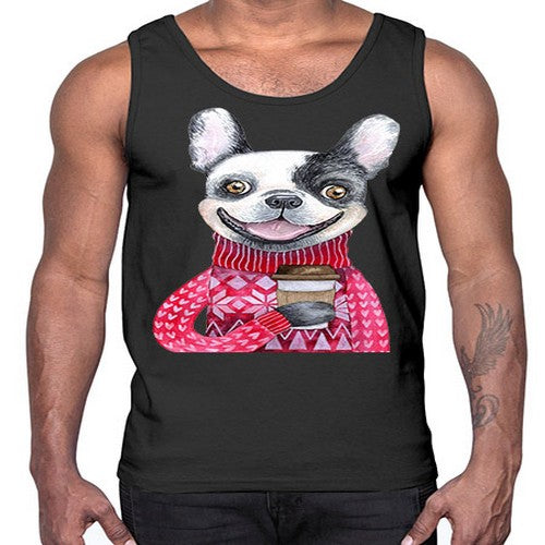 dog 72#- dogs- Cotton Tank