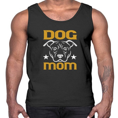 dog mom Style 46#- dogs- Cotton Tank