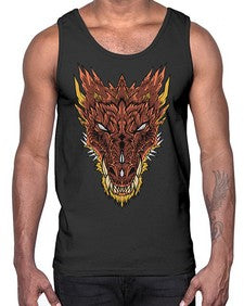 dragon 176#- dragon- Cotton Tank