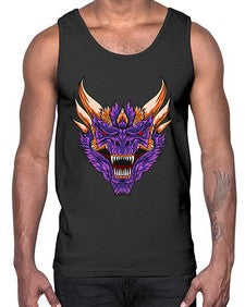 dragon 183#- dragon- Cotton Tank