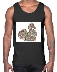 ethnic duck 420#- mandala- Cotton Tank
