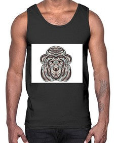 ethnic monkey 431#- mandala- Cotton Tank