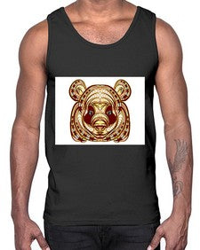 ethnic panda 434#- mandala- Cotton Tank
