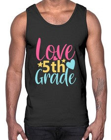 fifth grade love 83#- fifth grade- Cotton Tank
