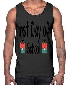 first Day of School 112#- last day of school- Cotton Tank