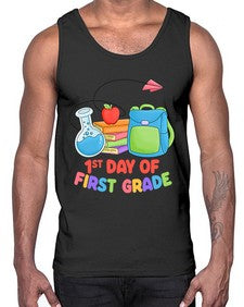 first day of first Grade 100#- first grade- Cotton Tank