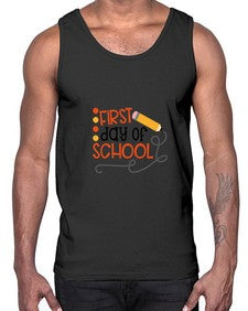 first day of school 113#- first grade- Cotton Tank