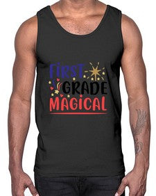 first grade magical 149#- first grade- Cotton Tank