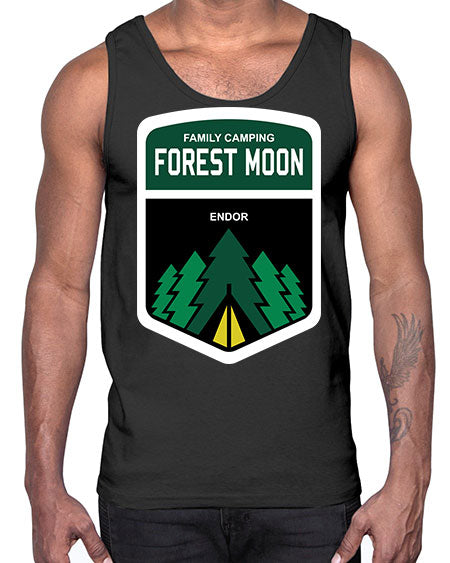 forest moon 8#- moon- Cotton Tank
