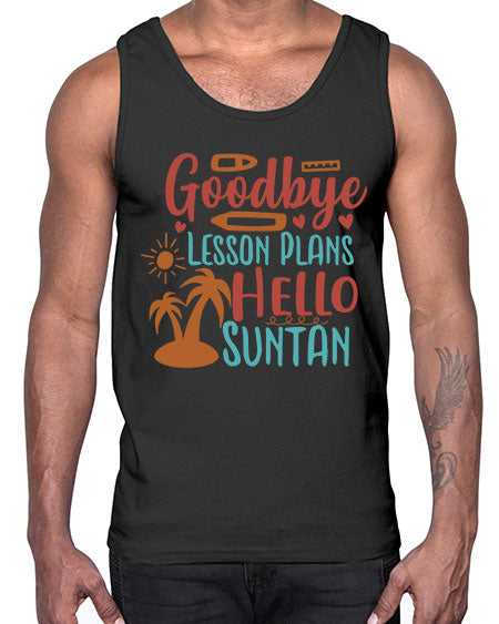 goodbye lesson plans hello summer 104#- summer- Cotton Tank