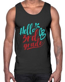 hallo third grade 231#- third grade- Cotton Tank