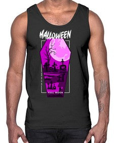 halloween 498#- art pop art- Cotton Tank
