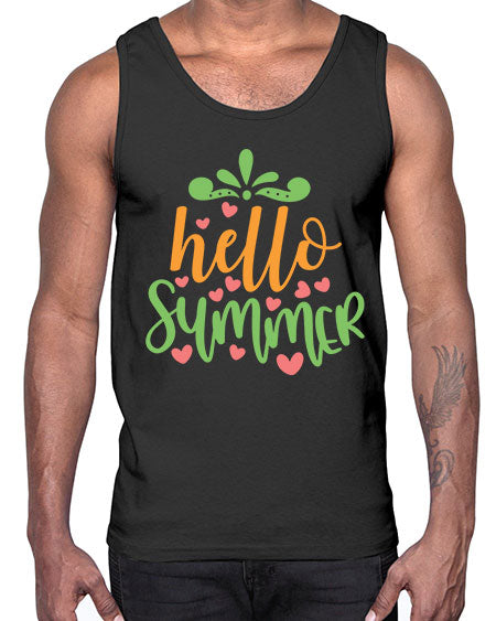 hello summer 98#- summer- Cotton Tank