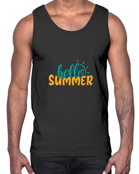 hello summer Style 97#- summer- Cotton Tank