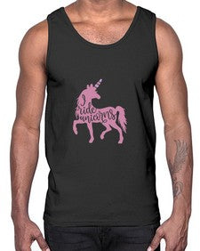 i ride unicorns 188#- unicorn- Cotton Tank