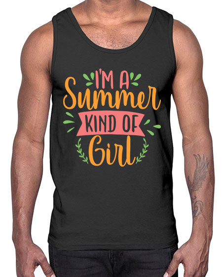 im a summer kind of girl 94#- summer- Cotton Tank