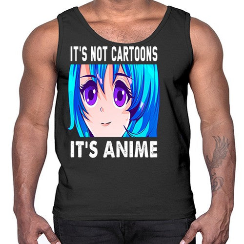its not cartoons its anime253#- anime- Cotton Tank