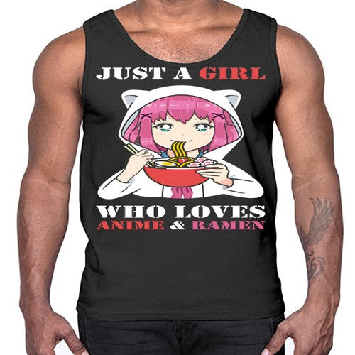 just a girl who loves anime and ramen258#- anime- Cotton Tank