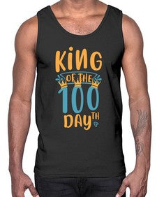 king of the th day 448#- one hundred days- Cotton Tank