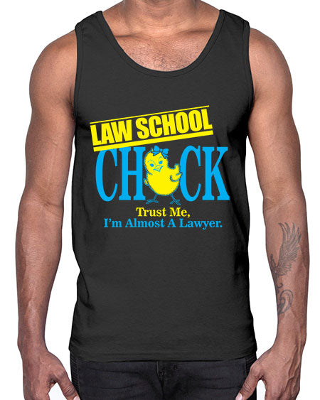 law school chick copy 1037#- lawyer- Cotton Tank