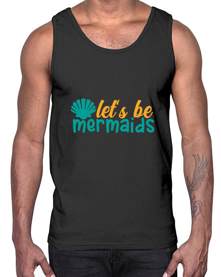 lets be mermaids Style 93#- summer- Cotton Tank