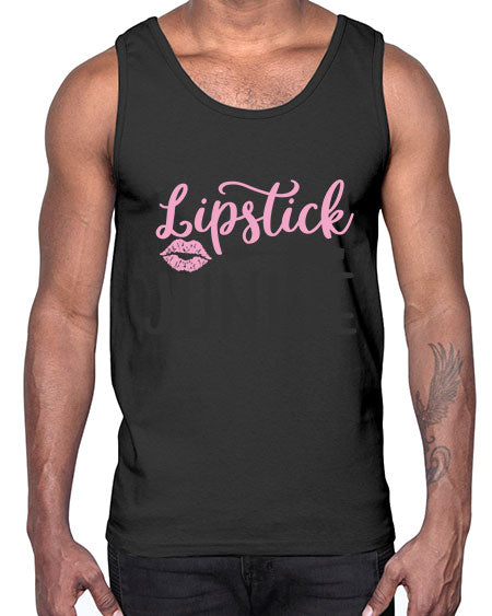 lipstick junkie Style 154#-makeup Cotton Tank