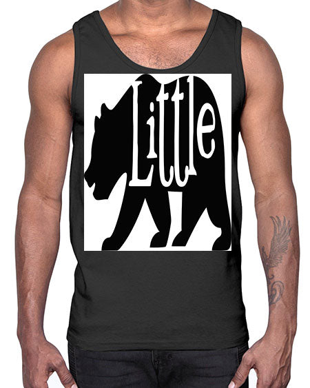 littlebear 169#- bears - animals- Cotton Tank