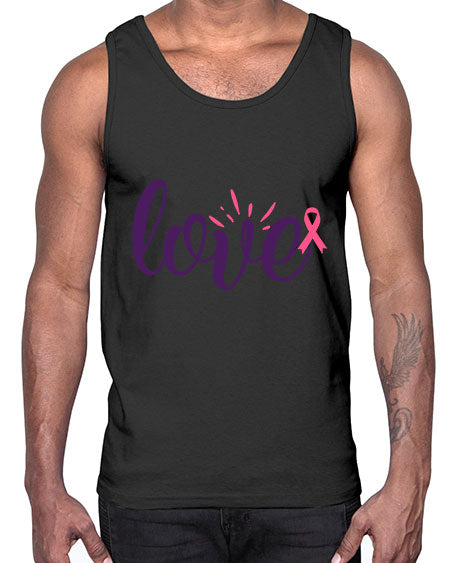 love Style 7#- breast cancer- Cotton Tank