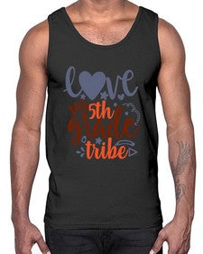 love my fifth grade tribe 518#- fifth grade- Cotton Tank