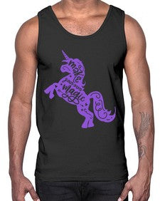 make your own magic colored 283#- unicorn- Cotton Tank