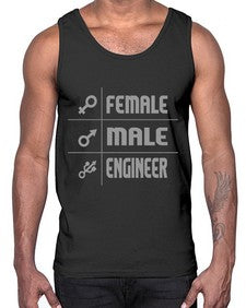 male female engineer 1084#- engineer- Cotton Tank
