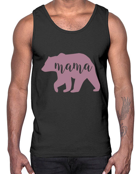 mama bear 175#- bears - animals- Cotton Tank
