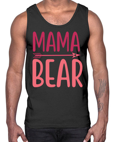 mama bear 181#- bears - animals- Cotton Tank