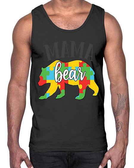 mama bear Style 32#- autism- Cotton Tank