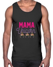 mama unicorn 289#- unicorn- Cotton Tank