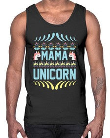 mama unicorn 293#- unicorn- Cotton Tank