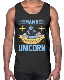 mama unicorn 295#- unicorn- Cotton Tank