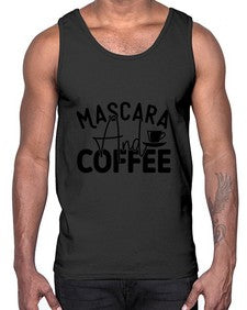 mascare and coffee 1373#- tea- Cotton Tank