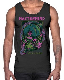 mastermind monkey 925#- art pop art- Cotton Tank
