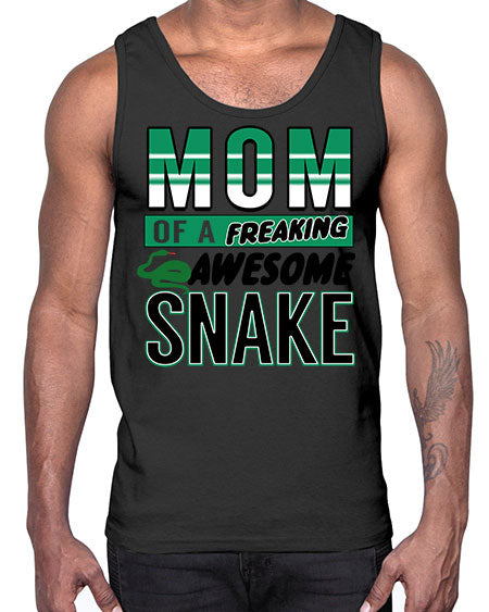 mom of a freaking awesome snake- snake- Cotton Tank