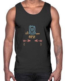 my first day of school 540#- first grade- Cotton Tank